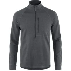 MIDLANA 340 MERINO HALF ZIP M Herren - Wollpullover