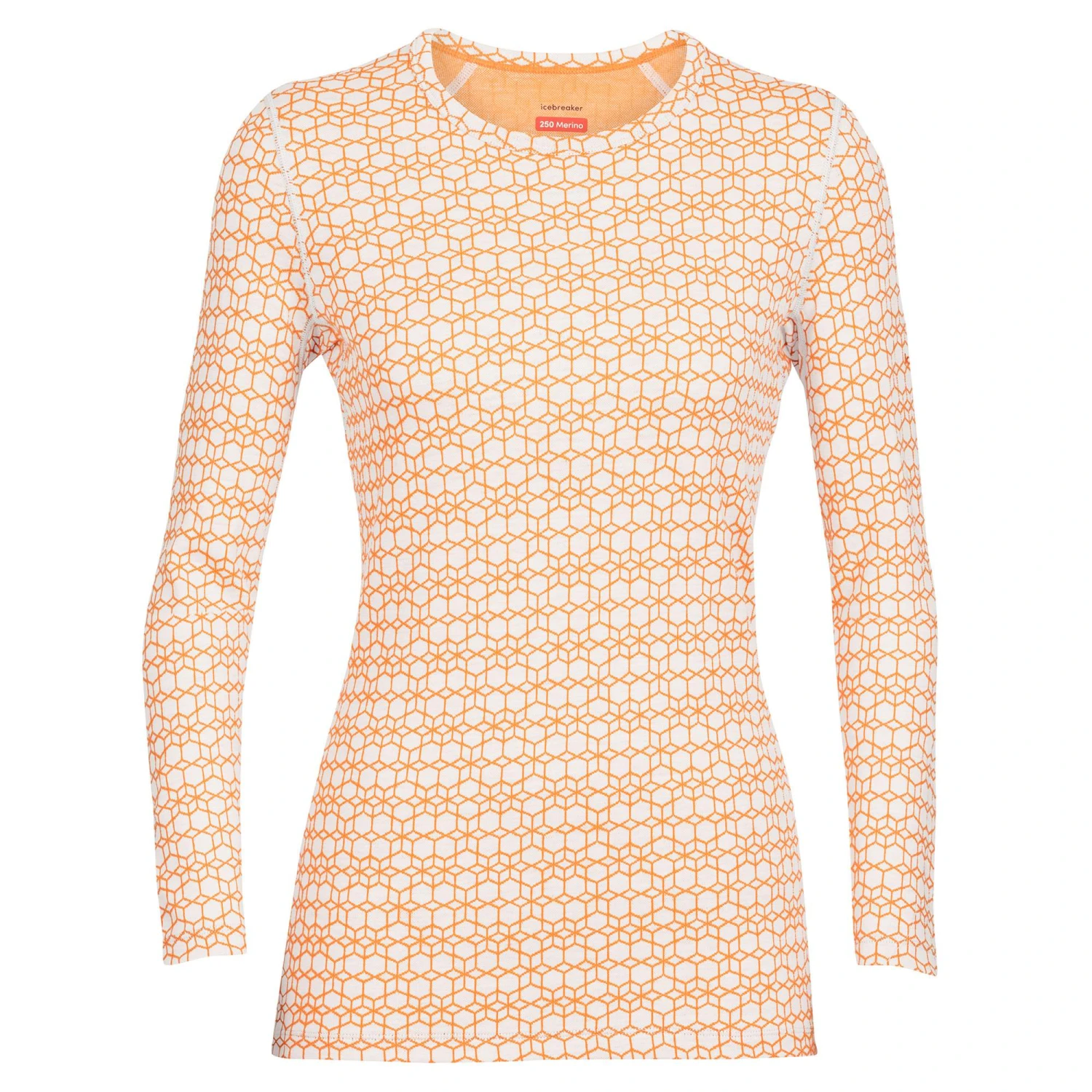 Icebreaker 250 VERTEX LS CREWE ALPINE GEO Damen - Funktionsshirt